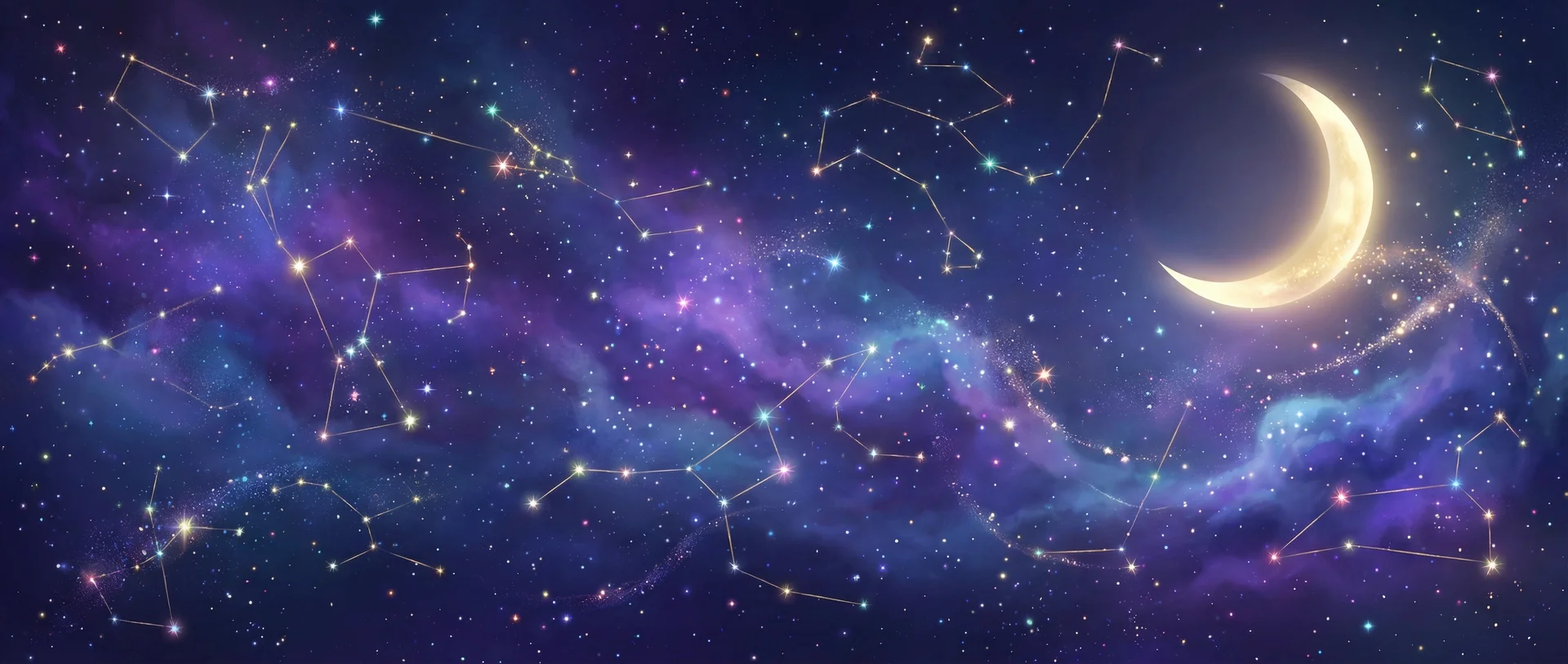 星空背景 - 秦青的幸福生 | 每日星座运势与塔罗占卜